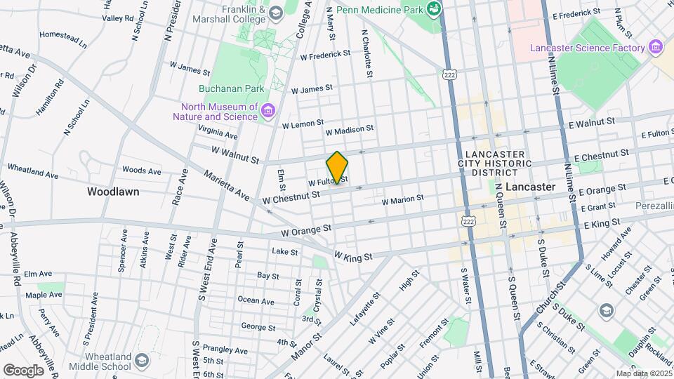 504 W Chestnut St, Unit 2 bedroom apartment for r Mapa y Detalles de la Ubicación