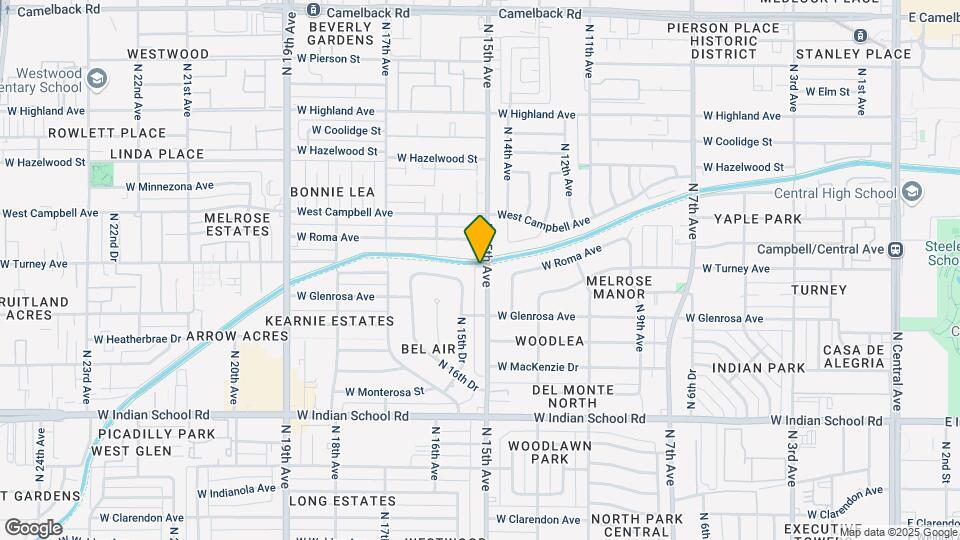 4334 N 15th Ave Map and Location Details