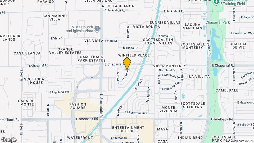 4926 N 74th St Map and Location Details