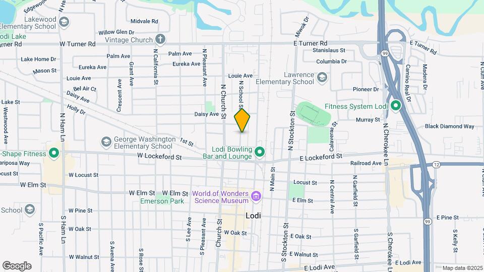 418 N School St Map and Location Details