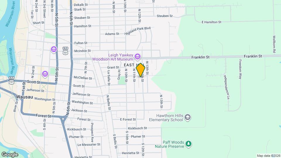 512 N 12th St Map and Location Details