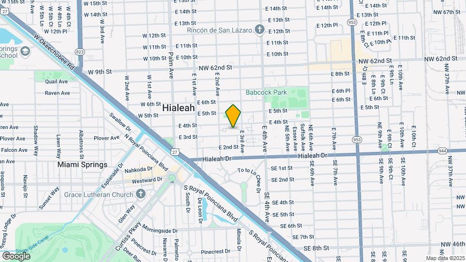 425 E 3rd Ave Mapa y Detalles de la Ubicación