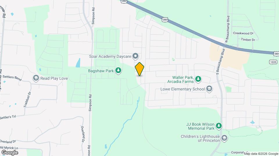 1222 Tallow Trl Mapa y Detalles de la Ubicación