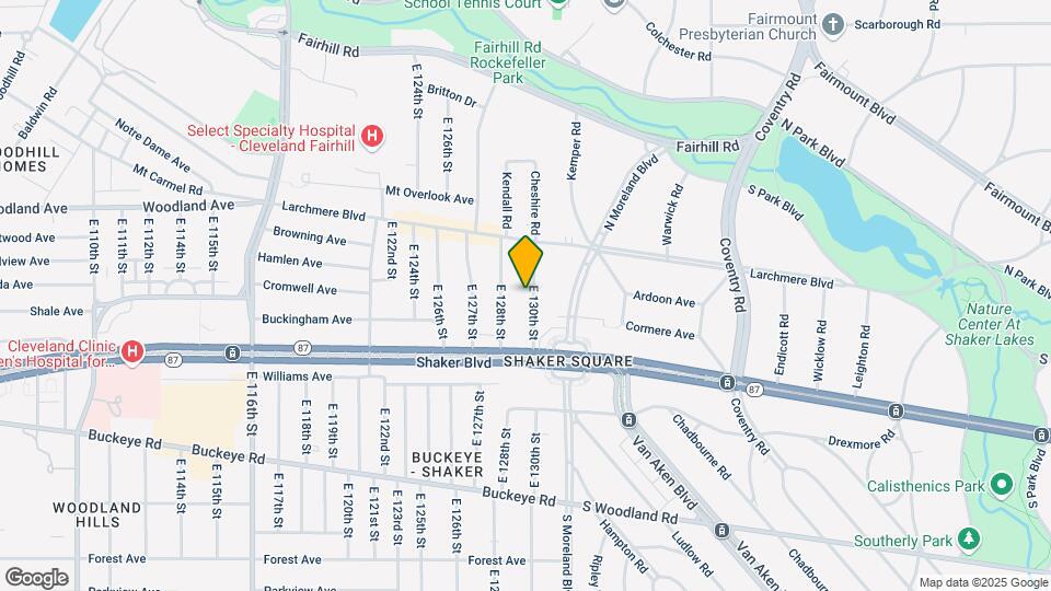 2654 E 130th St Map and Location Details