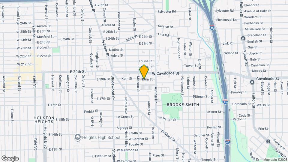 921 Kern St Map and Location Details