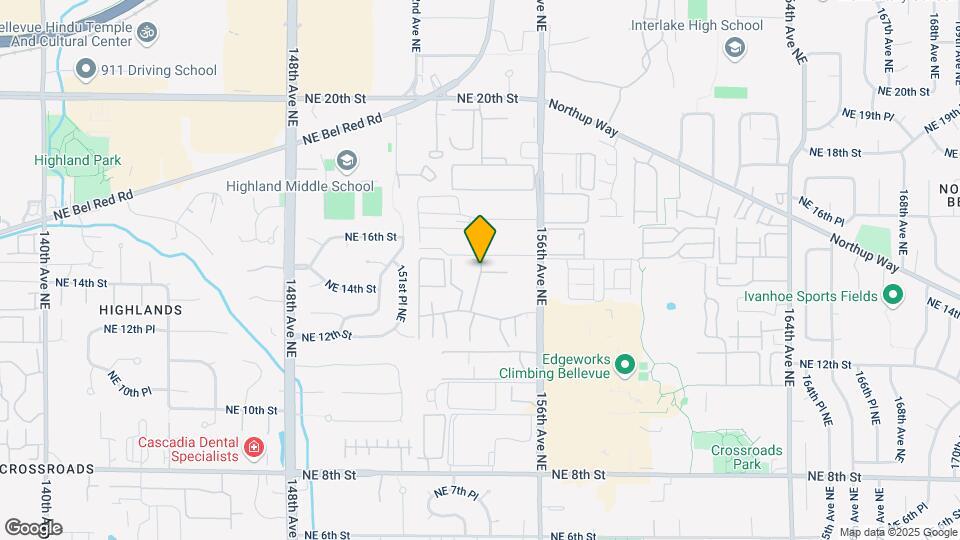 1420 154th Ave NE, Unit 4605 Map and Location Details