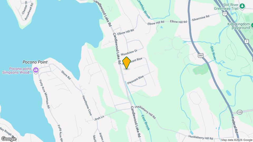163 Candlewood Lake Rd Map and Location Details