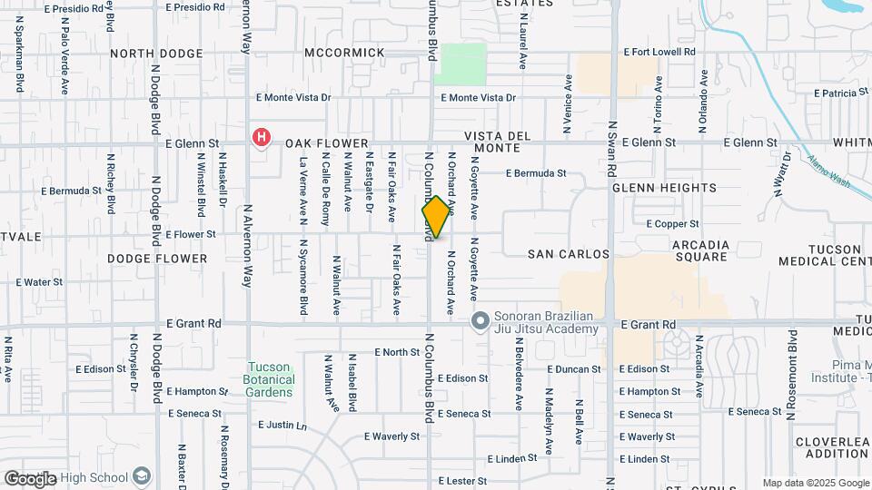 2536 N Columbus Blvd Mapa y Detalles de la Ubicación