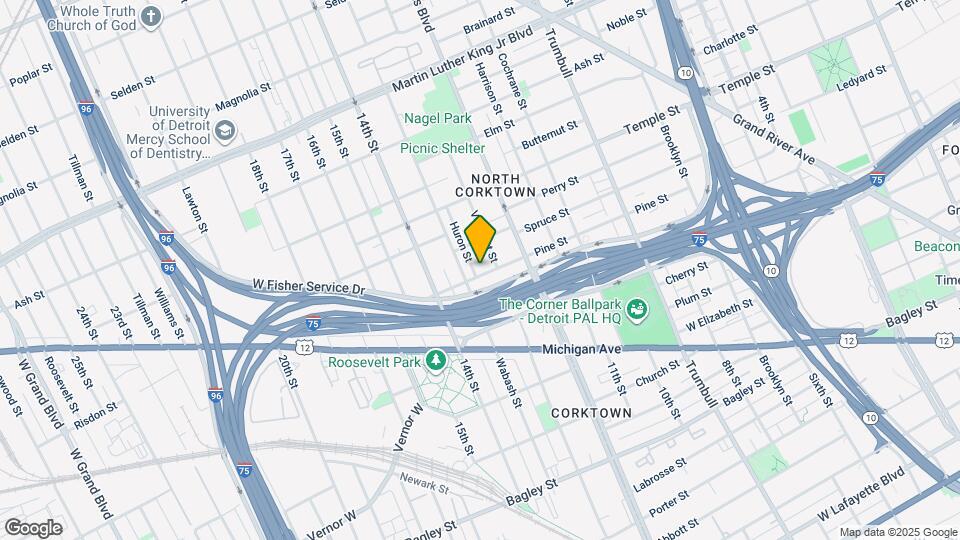 2028 Pine St Map and Location Details