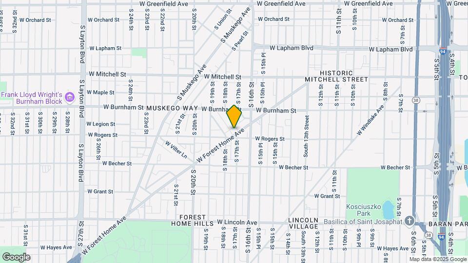 1712 W Forest Home Ave Map and Location Details