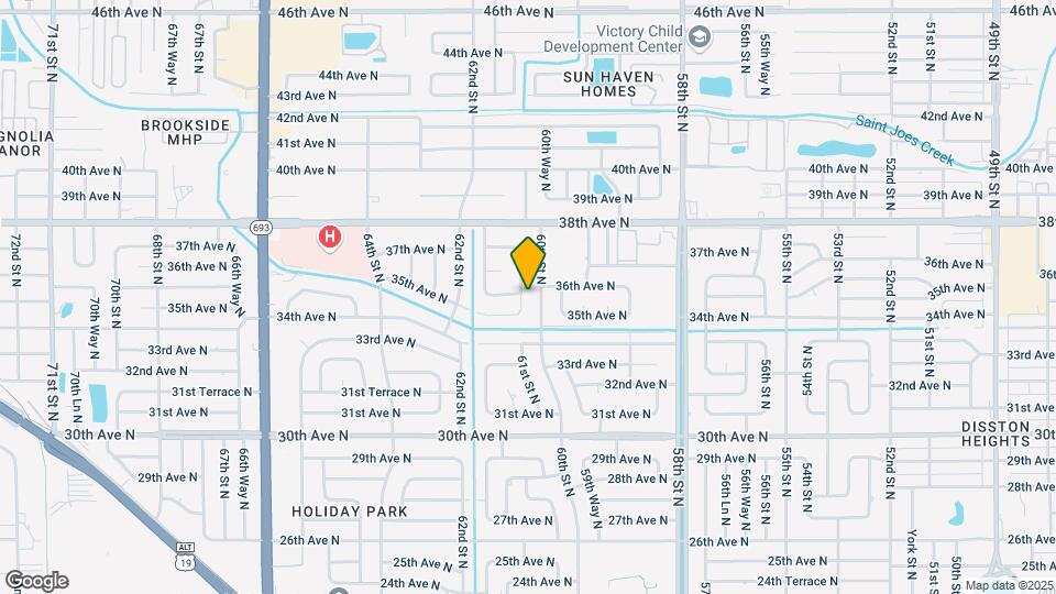 3595 61st St N Map and Location Details