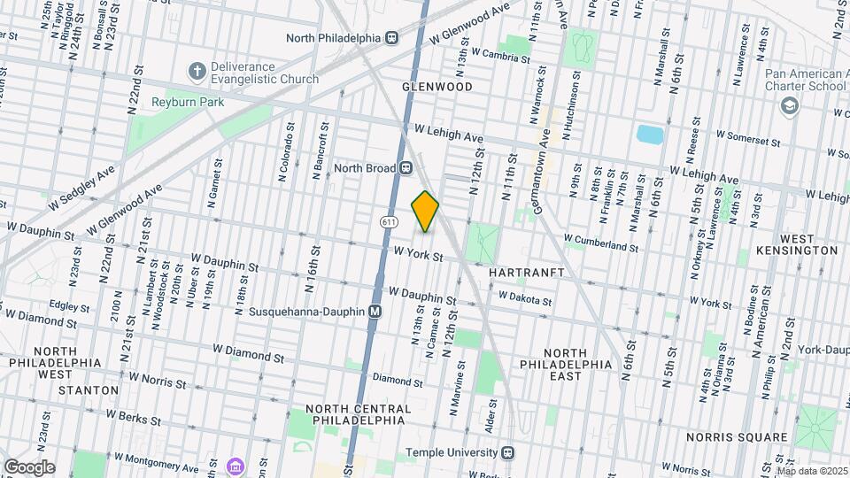 2423 N Clarion St Mapa y Detalles de la Ubicación