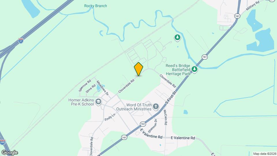 2007 Cloverdale Rd Map and Location Details