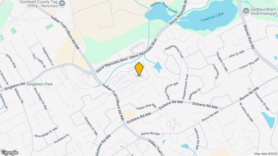 1057 Rock Creek Ln Map and Location Details