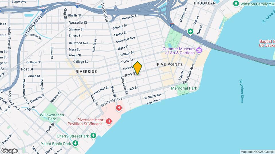 1521 Osceola St Map and Location Details