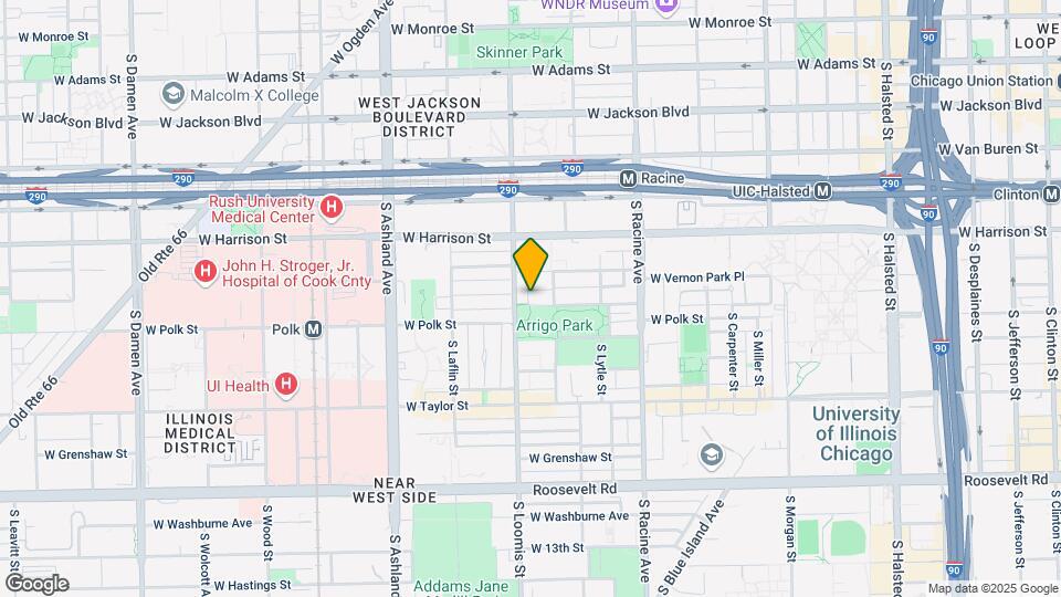 1320 W Lexington St, Unit 1W Map and Location Details