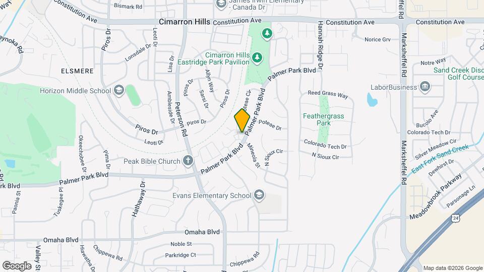 1961 Mineola Ct Map and Location Details