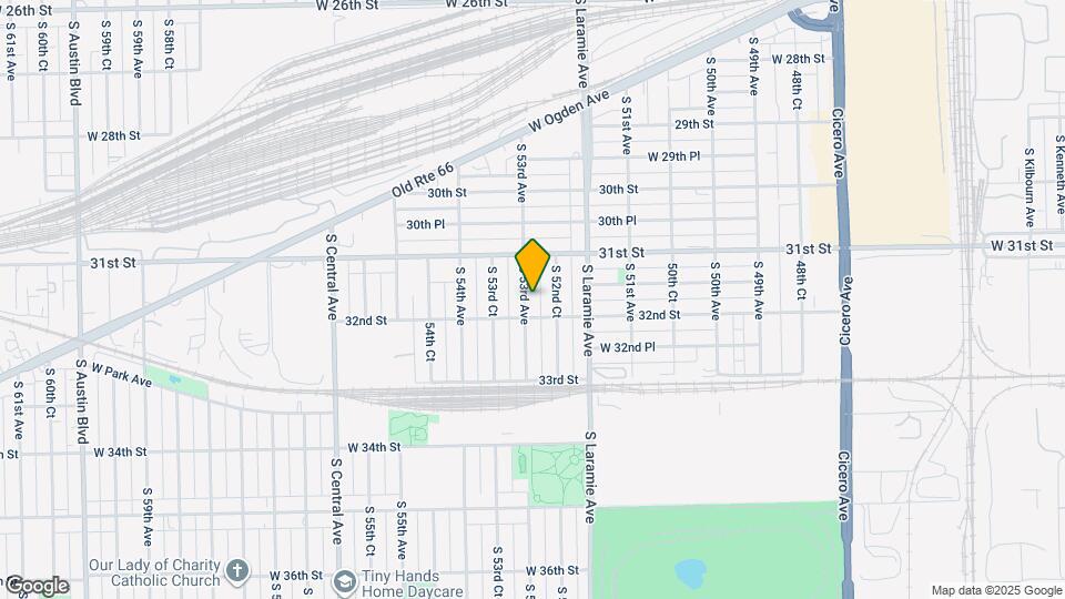 3135 S 53rd Ave, Unit 2 Map and Location Details