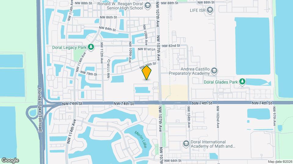 10737 NW 76th Ln Map and Location Details