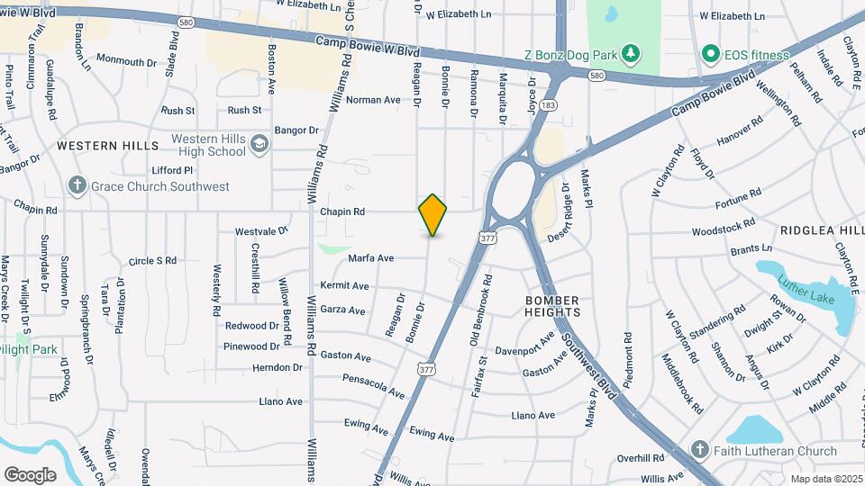 3821 Bonnie Dr Map and Location Details