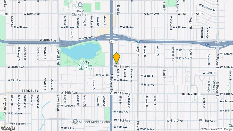 4601 Eliot St Map and Location Details