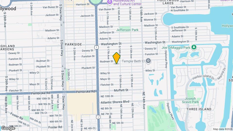 1623 Plunkett St Map and Location Details