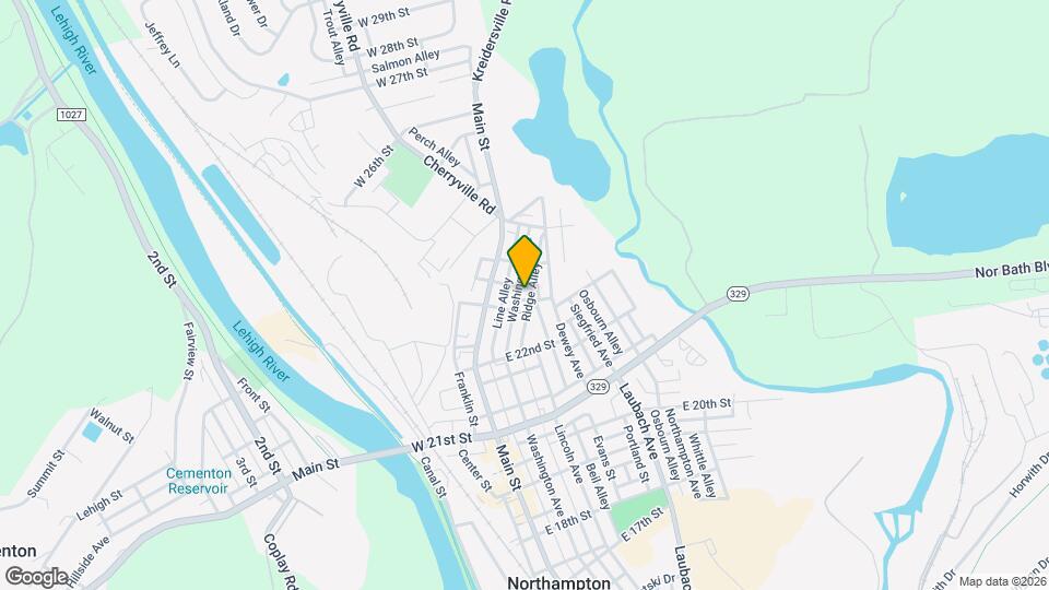 2325 Washington Ave Map and Location Details