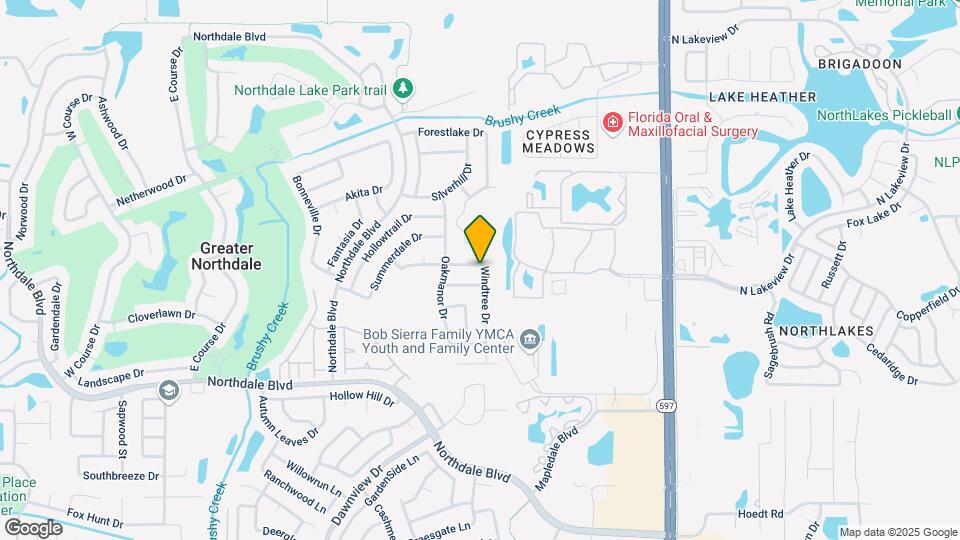 4034 Windtree Dr Map and Location Details