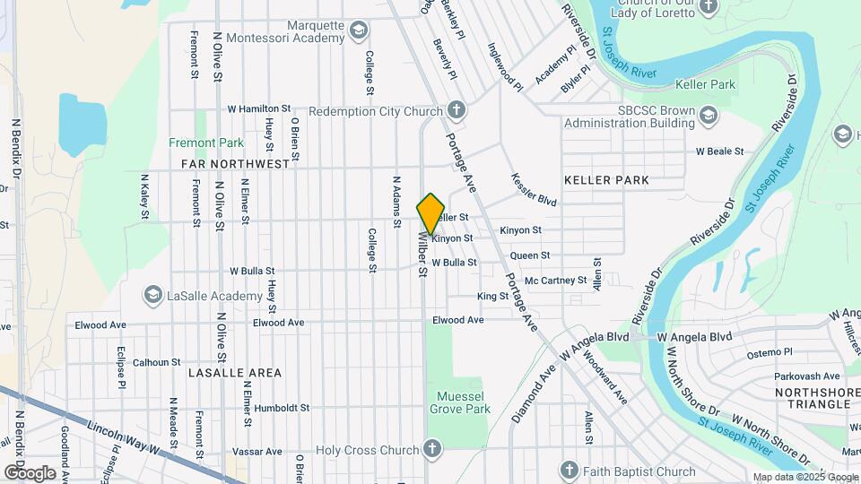 1622 Wilber St Map and Location Details