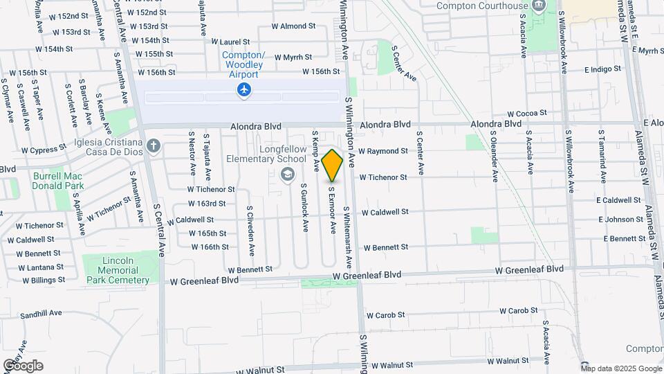 1116 S Exmoor Ave Map and Location Details