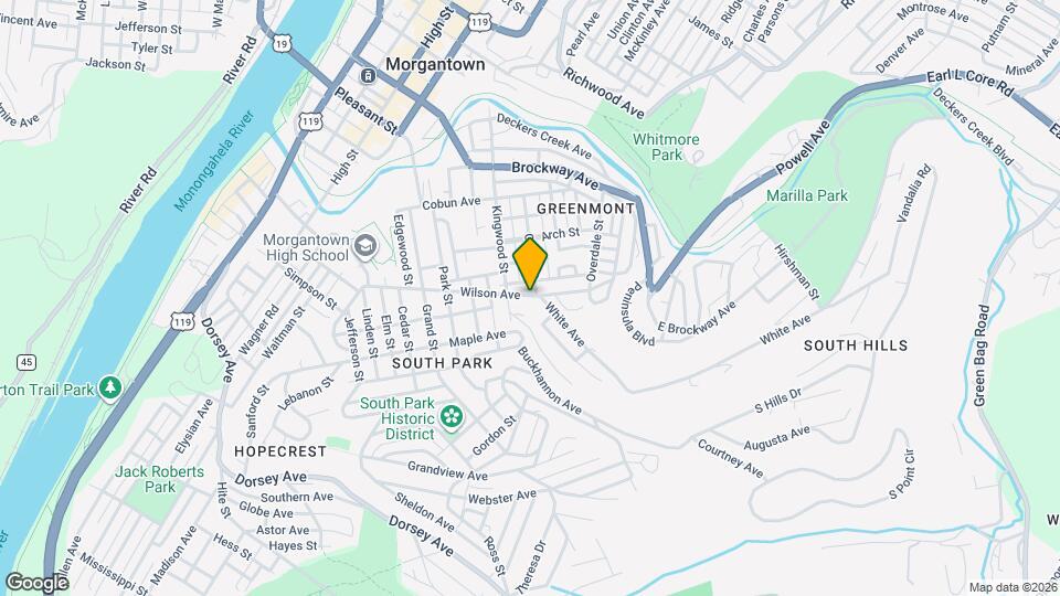 454 Wilson Ave, Unit Apt2 Map and Location Details