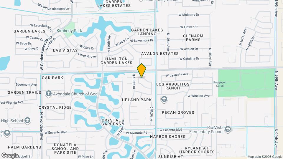 10783 W Edgemont Ave Mapa y Detalles de la Ubicación