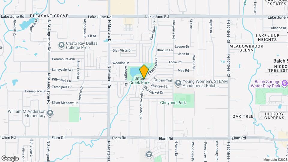 810 Bitter Creek Dr Map and Location Details