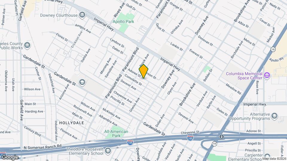 8134 Adoree St Mapa y Detalles de la Ubicación
