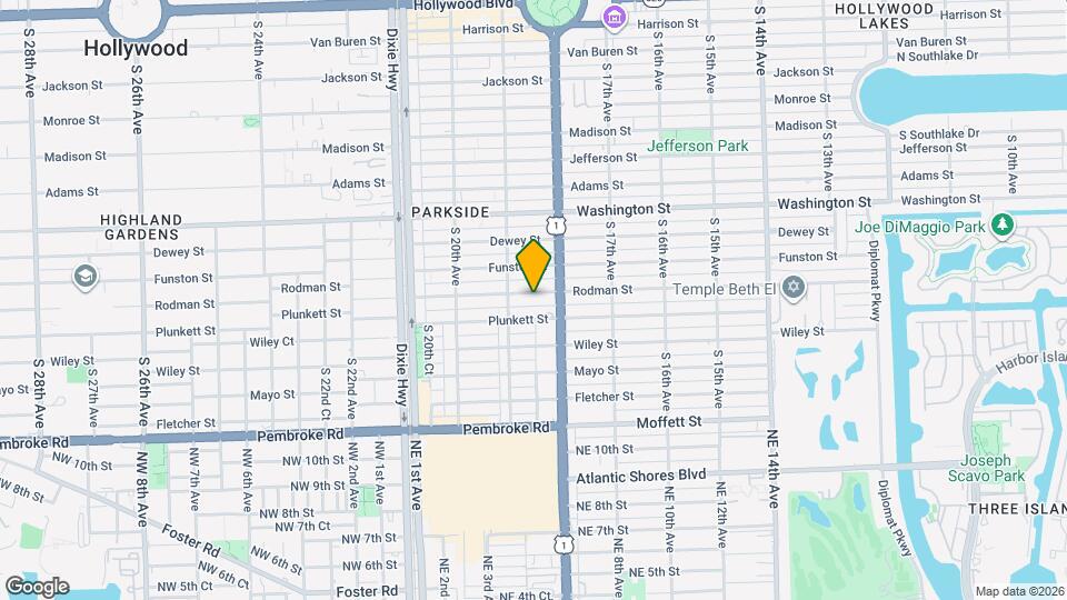 1828 Rodman St Map and Location Details