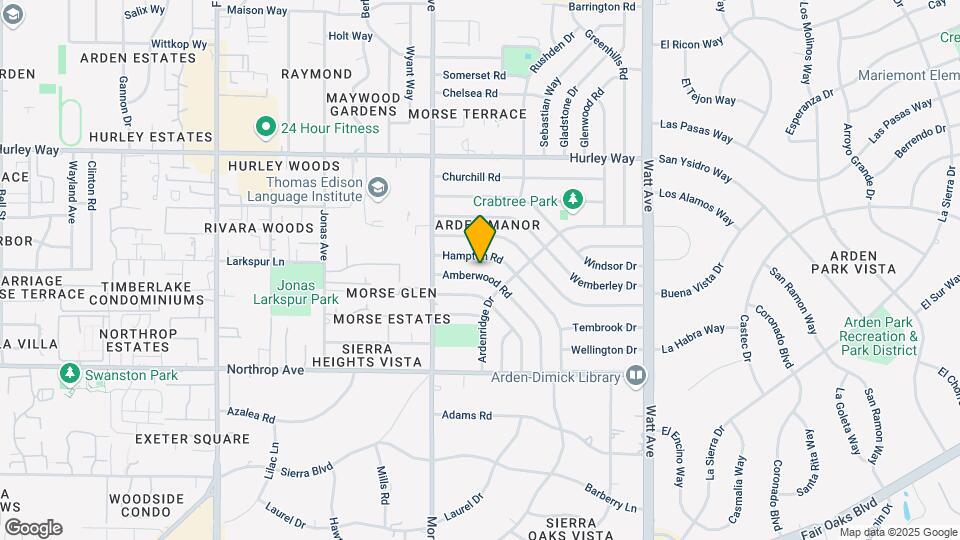 1120 Amberwood Rd Map and Location Details