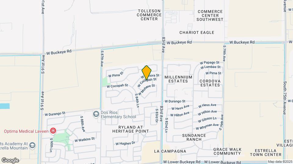 8337 W Cocopah St Map and Location Details