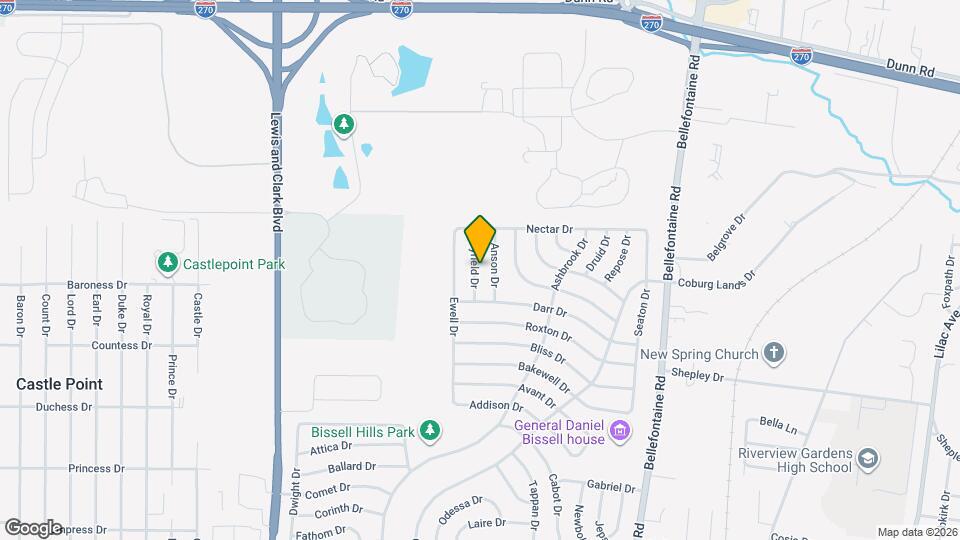 10522 Byfield Dr Map and Location Details