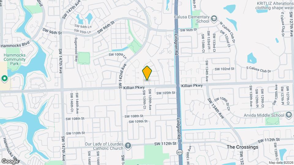 13912 SW 103rd Ln Map and Location Details