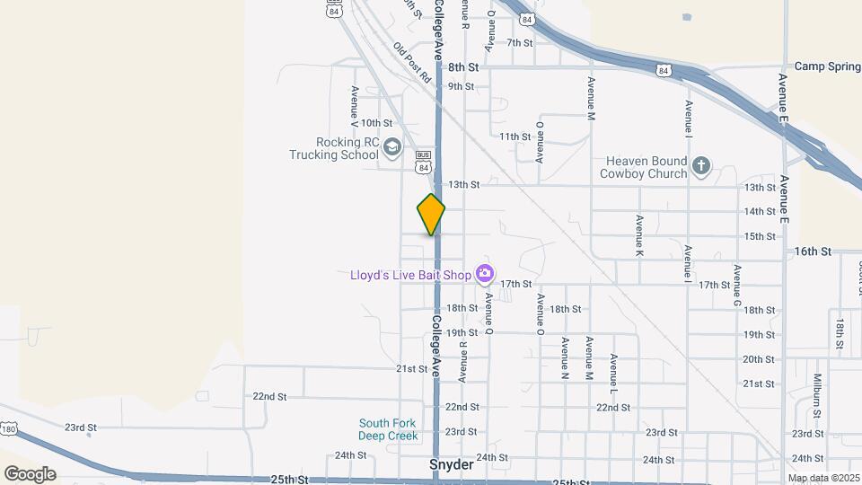 1503 College Ave Map and Location Details