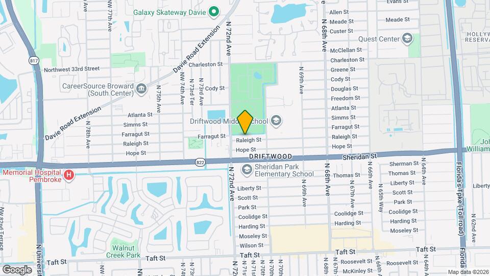 7141 Raleigh St Map and Location Details