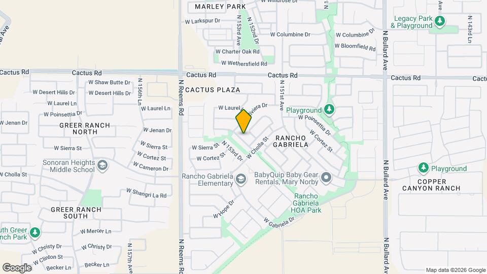 11727 N 153rd Ave Map and Location Details