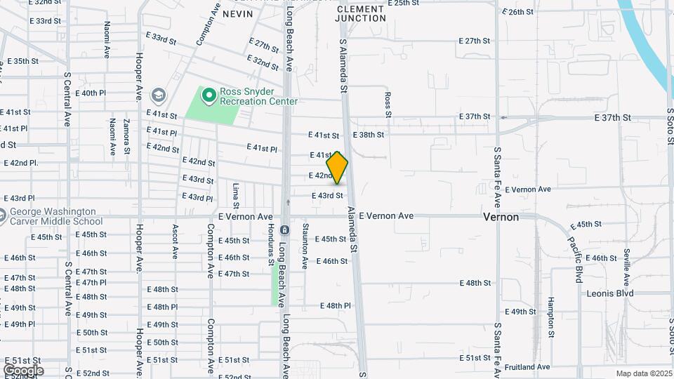 1851 E 43rd St Map and Location Details