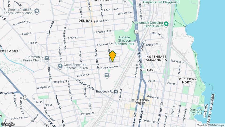 509 E Luray Ave Map and Location Details