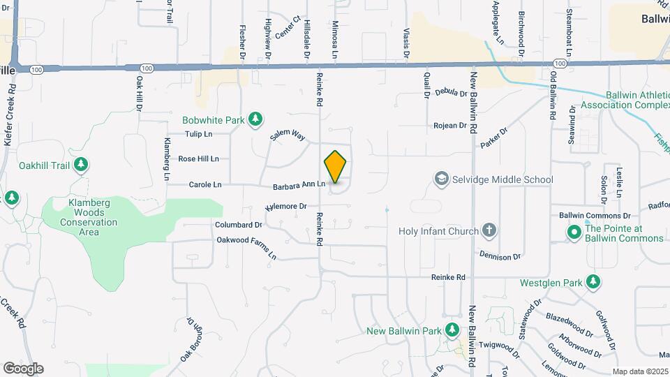 245 Westridge Parc Ln Map and Location Details