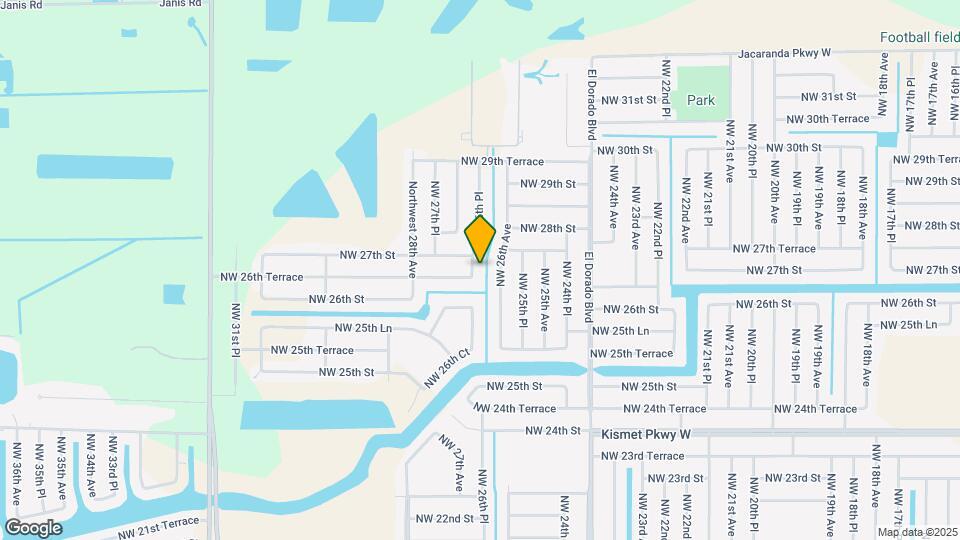 2637 NW 26th Pl Map and Location Details