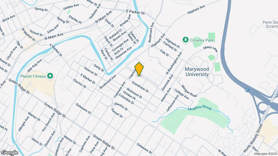 934 Woodlawn St Map and Location Details