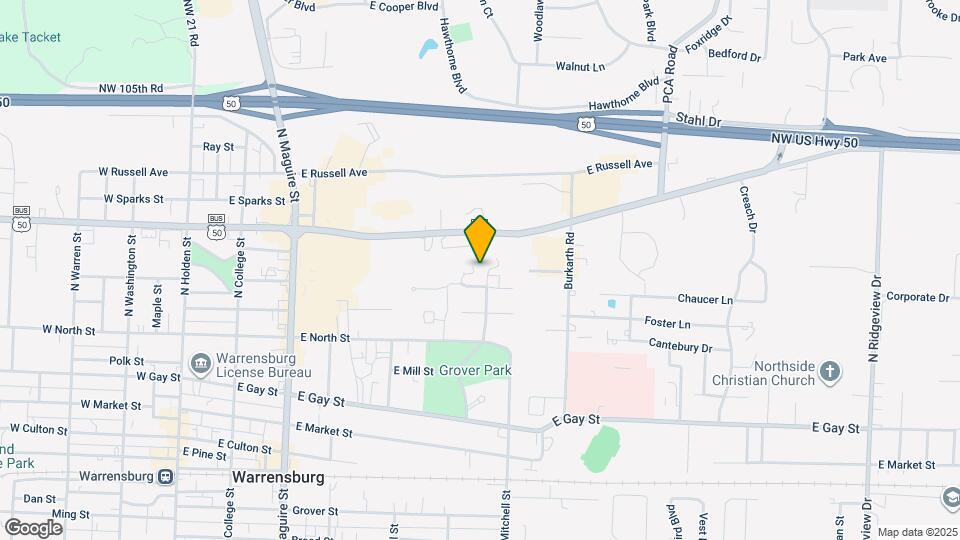 706 Wilkes Dr, Unit D Map and Location Details