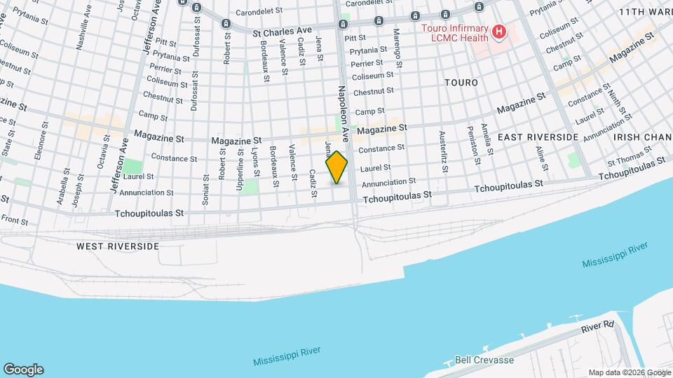 529 Jena St Map and Location Details