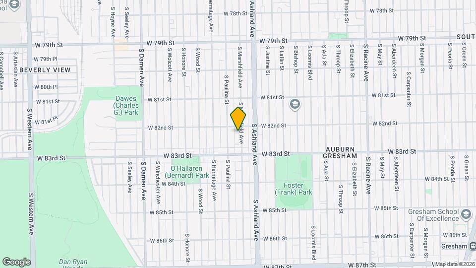 8210 S Marshfield Ave Map and Location Details